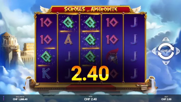 Scrolls of Aphrodite gameplay 2 - swiss4win.ch