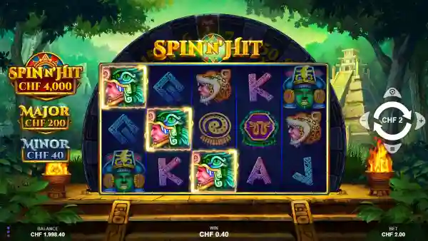 Spin N Hit gameplay 2 - swiss4win.ch