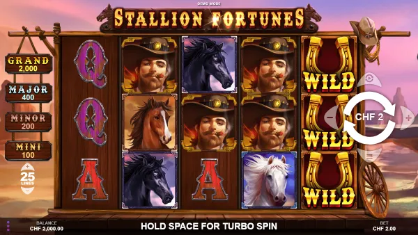 Stallion Fortunes gameplay 1 - swiss4win.ch