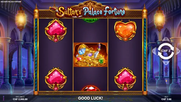 Sultan's Palace Fortune gameplay 1 - swiss4win.ch