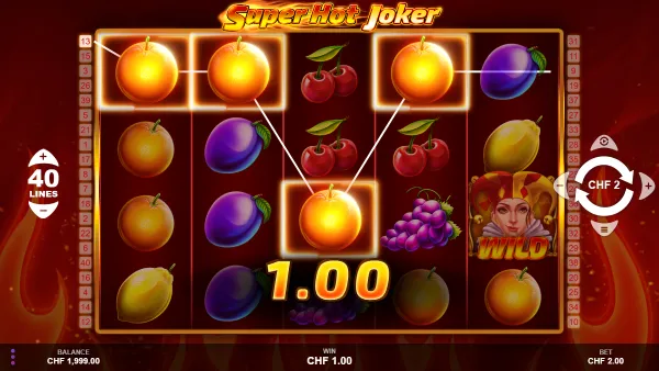 Super Hot Joker gameplay 2 - swiss4win.ch