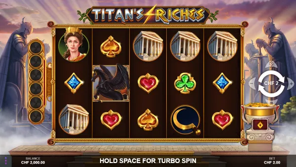 Titan's Riches gameplay 1 - swiss4win.ch