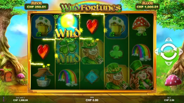 Wild Fortunes gameplay 2 - swiss4win.ch
