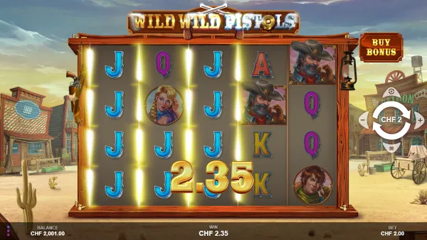 Wild Wild Pistols gameplay 2 - swiss4win.ch