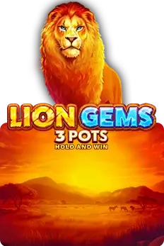 Lion Gems 3 Pots: Hold and Win