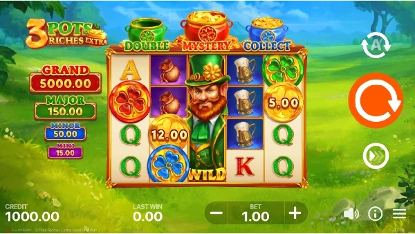 3 Pots Riches Extra Hold and Win - Gameplay 1