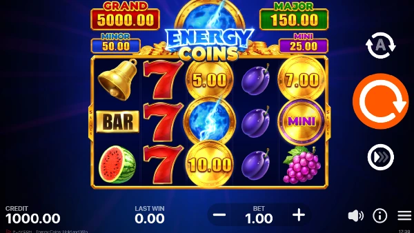 Energy Coins: Hold and Win - Gameplay 1
