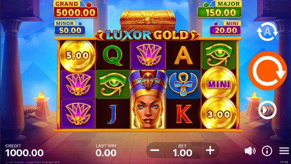  Luxor Gold: Hold and Win - Gameplay 1