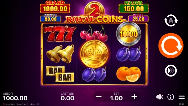 Royal Coins 2: Hold and Win - Gameplay 1