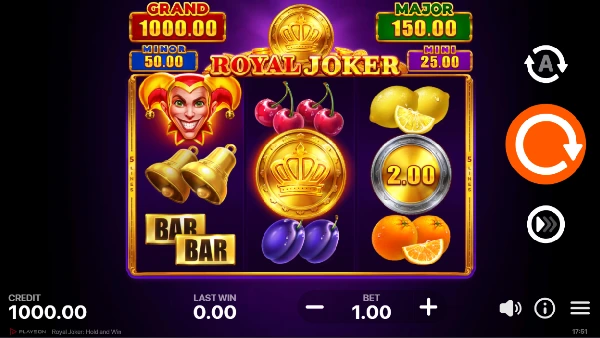 Royal Joker: Hold and Win - Gameplay 1