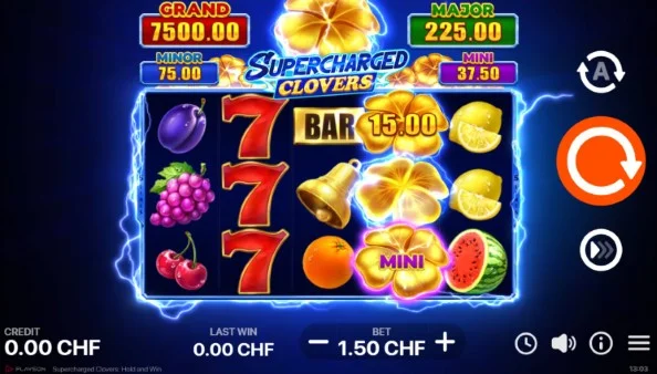 Supercharged Clovers: Hold and Win - swiss4win.ch