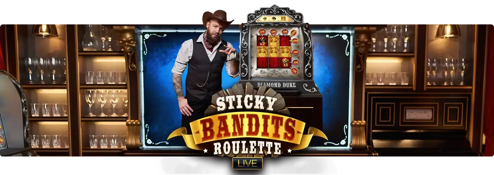 Sticky Bandits Roulette Live