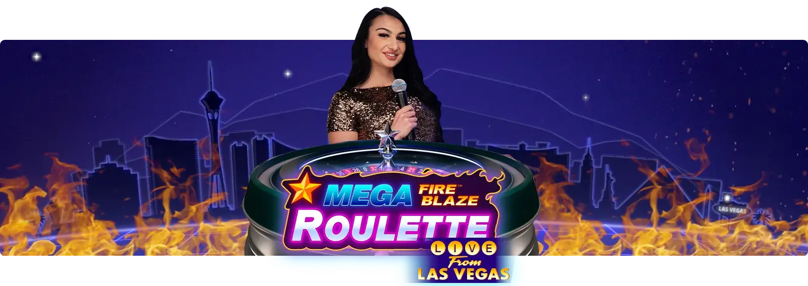 Vegas Mega Fire Blaze Roulette Live