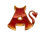 Simbolo 6 gold trio lil demon