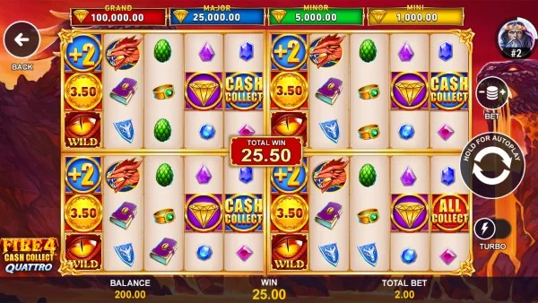 Fire 4: Cash Collect Quattro - swiss4win.ch
