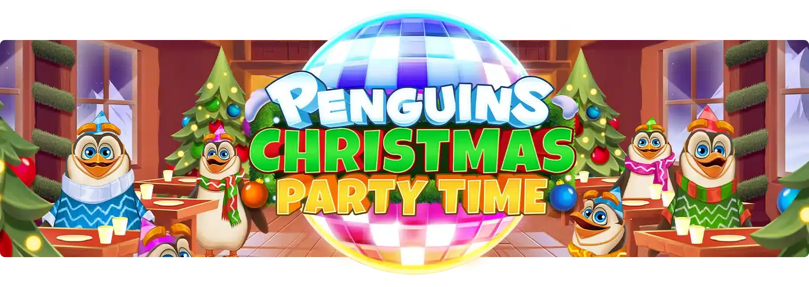 Penguins Christmas Party Time
