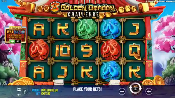 8 Golden Dragon Challenge gameplay 1 - swiss4win.ch
