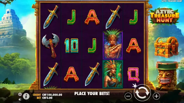 Aztec Treasure Hunt gameplay 1 - swiss4win.ch