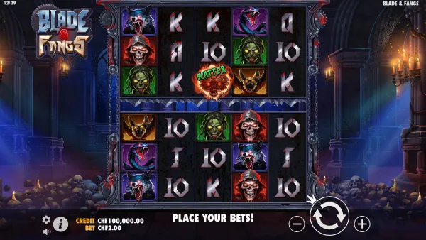 Blade & Fangs gameplay 1 - swiss4win.ch