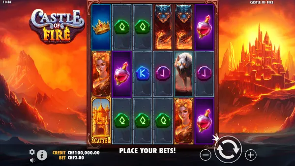 Castle of Fire gameplay 1 - swiss4win.ch