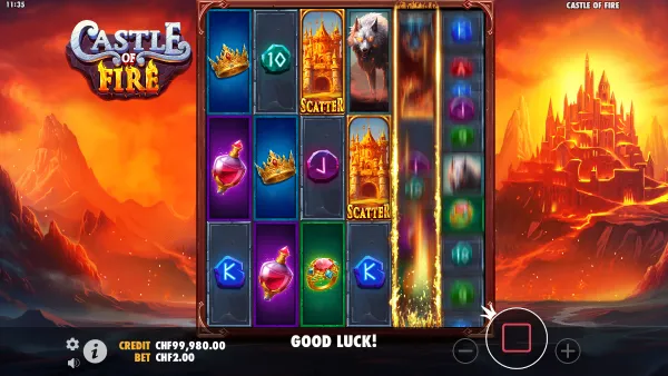 Castle of Fire gameplay 2 - swiss4win.ch