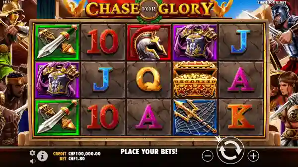 Chase for Glory gameplay 1 - swiss4win.ch
