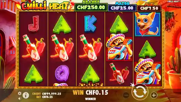 Chilli Heat gameplay 2 - swiss4win.ch