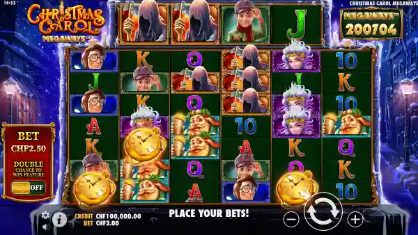 Christmas Carol Megaways gameplay 1 - swiss4win.ch