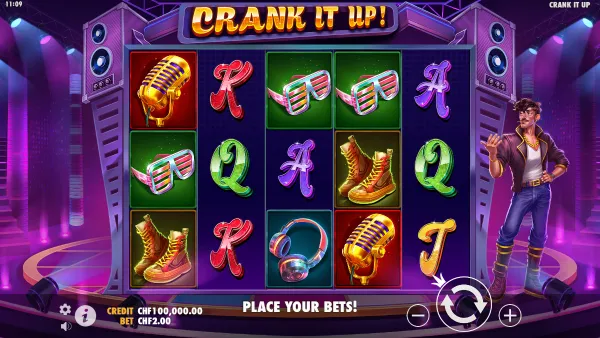 Crank It Up gameplay 1 - swiss4win.ch