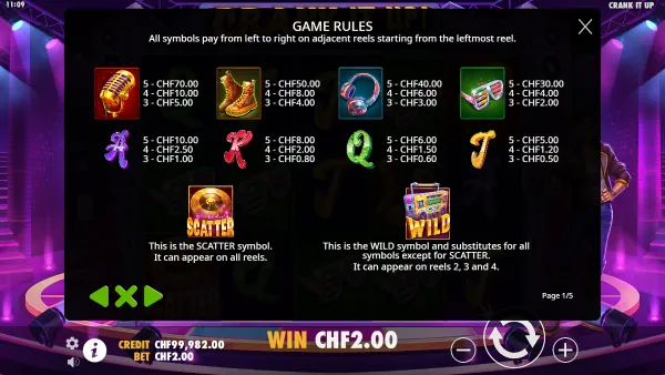 Crank It Up gameplay 3 - swiss4win.ch