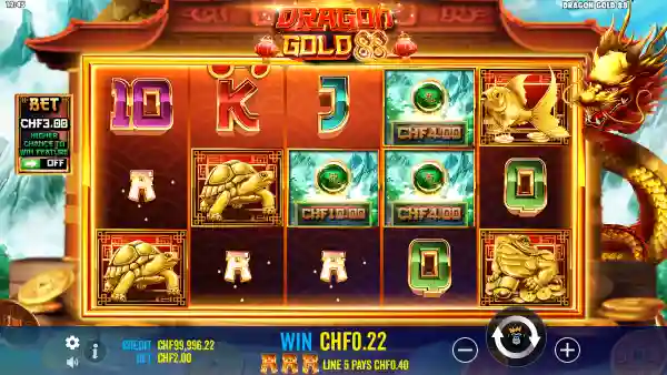 Dragon Gold 88 gameplay 2 - swiss4win.ch