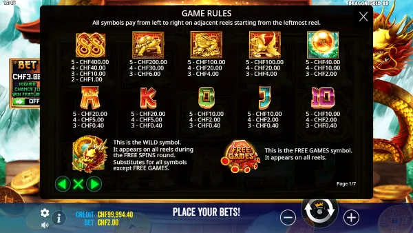 Dragon Gold 88 gameplay 3 - swiss4win.ch