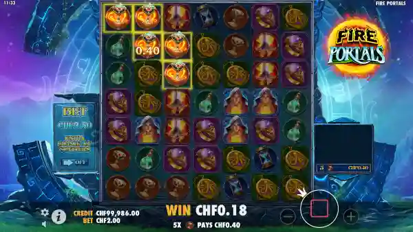 Fire Portals gameplay 2 - swiss4win.ch