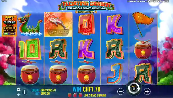 Floating Dragon: Dragon Boat Festival gameplay 2 - swiss4win.ch