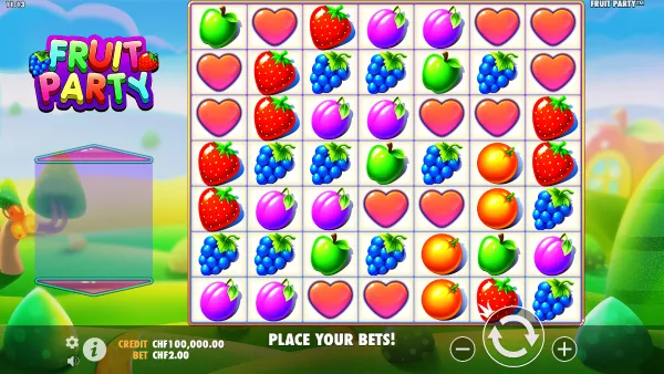 Fruit Party gameplay 1 - swiss4win.ch