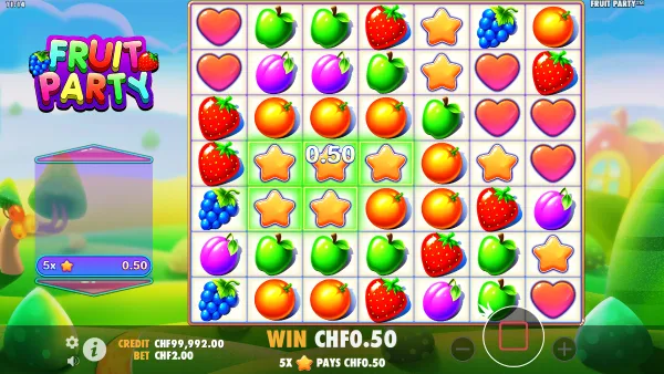 Fruit Party gameplay 2 - swiss4win.ch
