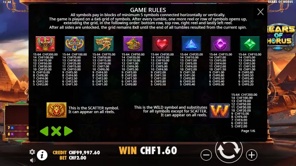 Gears of Horus gameplay 3 - swiss4win.ch