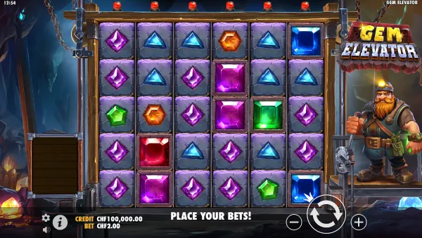 Gem Elevator gameplay 1 - swiss4win.ch