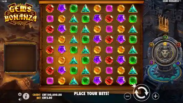 Gems Bonanza gameplay 1 - swiss4win.ch