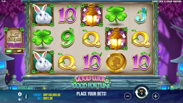 Good Luck and Good Fortune gameplay 1 - swiss4win.ch