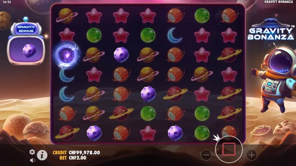 Gravity Bonanza gameplay 2 - swiss4win.ch