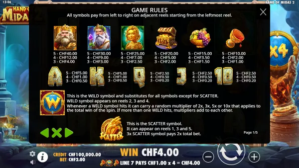 Hand of Midas 2 gameplay 3 - swiss4win.ch