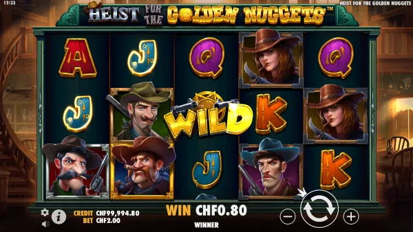 Heist for the Golden Nuggets gameplay 2 - swiss4win.ch