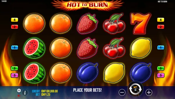 Hot to Burn gameplay 1 - swiss4win.ch