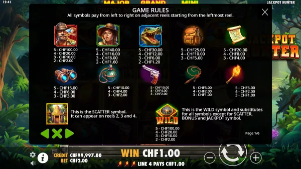 Jackpot Hunter gameplay 3 - swiss4win.ch