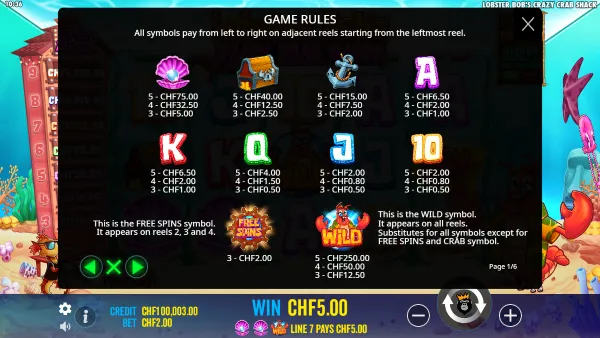 Lobster Bob's Crazy Crab Shack gameplay 3 - swiss4win.ch