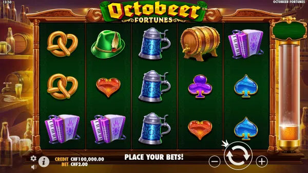 Octobeer Fortunes gameplay 1 - swiss4win.ch