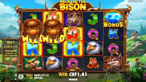 Release the Bison gameplay 2 - swiss4win.ch
