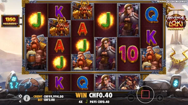 Revenge of Loki Megaways gameplay 2 - swiss4win.ch