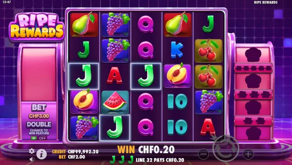 Ripe Rewards gameplay 2 - swiss4win.ch